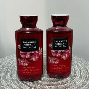 BBW Japanese Cherry Blossom Body Wash Set of 2 NWT